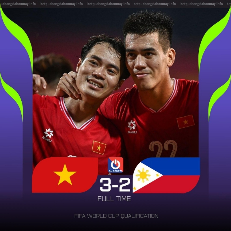 Các cầu thủ Việt Nam nhập cuộc tốt hơn Phillippines ở đầu trận - Bảng F Vòng loại World Cup 2026