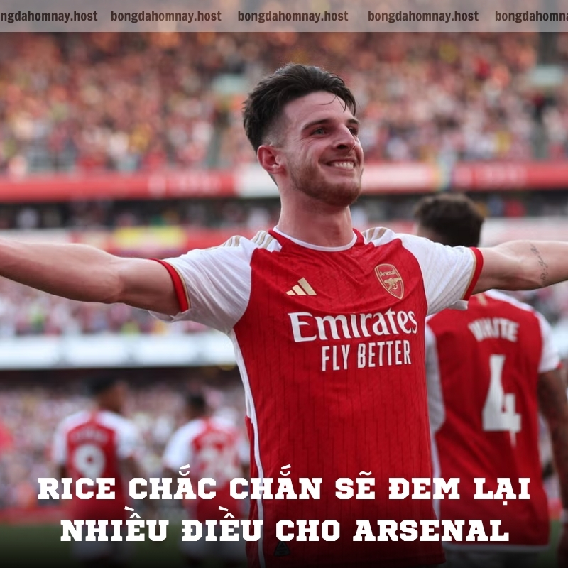 Rice chắc chắn sẽ đem lại nhiều điều cho Arsenal