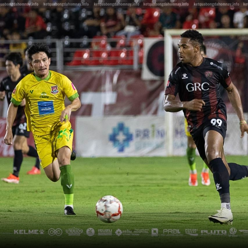 Uthai Thani thắng 3-1 trước Trat FC tại Vòng 27 Thai League 2023/24